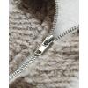 imageZESICA Womens Plaid Long Sleeve Zipper Sherpa Fleece Sweatshirt Pullover Jacket Coat with PocketsPurplegrey