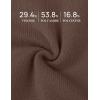 imageZESICA Womens Fleece Sherpa Lined Sweater Winter Thermal Shirts Long Sleeve Mock Neck Slim Fitted Pullover TopsCoffee