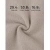 imageZESICA Womens Fleece Sherpa Lined Sweater Winter Thermal Shirts Long Sleeve Mock Neck Slim Fitted Pullover TopsOats