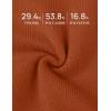 imageZESICA Womens Fleece Sherpa Lined Sweater Winter Thermal Shirts Long Sleeve Mock Neck Slim Fitted Pullover TopsRust