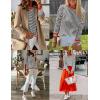 imageZESICA Womens Spring Striped Sweaters Long Sleeve Crew Neck Shirts Color Block Lightweight Pullover TopsBlack