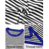 imageZESICA Womens Spring Striped Sweaters Long Sleeve Crew Neck Shirts Color Block Lightweight Pullover TopsCarbon Black