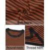 imageZESICA Womens Spring Striped Sweaters Long Sleeve Crew Neck Shirts Color Block Lightweight Pullover TopsCoffee