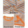 imageZESICA Womens Spring Striped Sweaters Long Sleeve Crew Neck Shirts Color Block Lightweight Pullover TopsLavender