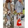 imageZESICA Womens Spring Striped Sweaters Long Sleeve Crew Neck Shirts Color Block Lightweight Pullover TopsSmokeblue