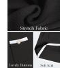imageZESICA Fall Dresses for Women 2025 Long Sleeve Button Color Block Knit Bodycon Short Sweater Dresses with PocketsBlack