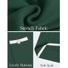 imageZESICA Fall Dresses for Women 2025 Long Sleeve Button Color Block Knit Bodycon Short Sweater Dresses with PocketsGreen