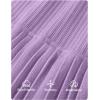 imageZESICA Womens 2025 Summer Sleeveless Midi Dresses Crewneck Knit Pleated A Line Swing Casual Basic Tank Long DressPurple