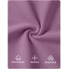 imageZESICA Womens 2025 Summer Casual Mock Neck Bodycon Mini Dress Cap Sleeve Slim Fit Ribbed Knit Short Sweater DressesPurple