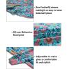 imageZESICA Womens Summer Wrap V Neck Bohemian Floral Print Ruffle Swing A Line Beach Mini DressGreen