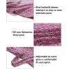 imageZESICA Womens Summer Wrap V Neck Bohemian Floral Print Ruffle Swing A Line Beach Mini DressLavender