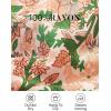 imageZESICA Womens Summer Wrap V Neck Bohemian Floral Print Ruffle Swing A Line Beach Mini DressNude