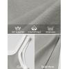 imageZESICA Womens 2025 Summer Bodycon Midi Dress Casual Sleeveless Square Neck Side Slit Knit Vacation Long DressesGrey