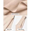 imageZESICA Womens 2025 Summer Casual Square Neck Bodycon Midi Dresses Spring Sleeveless Side Slit Knit Beach Vacation Long DressApricot