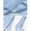 imageZESICA Womens 2025 Summer Casual Square Neck Bodycon Midi Dresses Spring Sleeveless Side Slit Knit Beach Vacation Long DressBlue