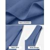 imageZESICA Womens 2025 Summer Casual Square Neck Bodycon Midi Dresses Spring Sleeveless Side Slit Knit Beach Vacation Long DressDustyblue