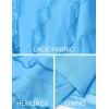 imageZESICA Womens 2025 Summer Strapless Bodycon Tube Dress Sexy Off Shoulder Mesh Irregular Ruffle Backless Party Midi DressesBlue