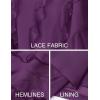 imageZESICA Womens 2025 Summer Strapless Bodycon Tube Dress Sexy Off Shoulder Mesh Irregular Ruffle Backless Party Midi DressesDarkpurple