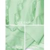 imageZESICA Womens 2025 Summer Strapless Bodycon Tube Dress Sexy Off Shoulder Mesh Irregular Ruffle Backless Party Midi DressesLightgreen
