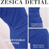 imageZESICA Womens One Shoulder Long Sleeve Cocktail Dress Sexy High Slit Ruched Bodycon Wedding Guest Maxi DressesRoyalblue