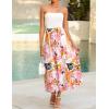 imageZESICA Womens 2025 Summer Boho Strapless Midi Dress Off Shoulder Polka Dot Printed Flowy A Line Long Dresses with PocketsWhite