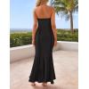 imageZESICA Womens Summer Elegant Off Shoulder Maxi Dress 2025 Sleeveless Mermaid Bodycon Wedding Party Long DressesBlack