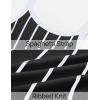 imageZESICA Womens 2025 Summer Sleeveless Striped Midi Dresses Casual A Line Swing Knit Long Dress Beach Vacation ClothesBlack