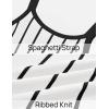 imageZESICA Womens 2025 Summer Sleeveless Striped Midi Dresses Casual A Line Swing Knit Long Dress Beach Vacation ClothesWhite
