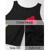 imageZESICA Womens Summer Floral Knit Bodycon Midi Dress 2025 Sleeveless Crew Neck Color Block Long Beach Party DressesBlack