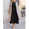 imageZESICA Womens Summer Sleeveless Tank Maxi Dress 2025 Mock Neck Ribbed Knit High Waist Flowy Wedding Guest Long DressesBlack