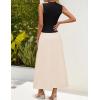 imageZESICA Womens Summer Sleeveless Tank Maxi Dress 2025 Mock Neck Ribbed Knit High Waist Flowy Wedding Guest Long DressesDim