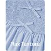 imageZESICA Summer Mini Dresses for Women 2025 Sleeveless Smocked Square Neck Ruffle Tiered Layered A Line Short Beach SundressBlue