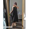 imageZESICA Womens 2025 Summer Boho Sleeveless Maxi Dress Spaghetti Straps Casual Flowy A Line Beach Party Long DressesBlack