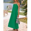 imageZESICA Womens 2025 Summer Boho Sleeveless Maxi Dress Spaghetti Straps Casual Flowy A Line Beach Party Long DressesGreen