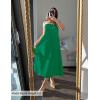 imageZESICA Womens 2025 Summer Boho Sleeveless Maxi Dress Spaghetti Straps Casual Flowy A Line Beach Party Long DressesGreen