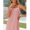 imageZESICA Womens 2025 Summer Boho Sleeveless Maxi Dress Spaghetti Straps Casual Flowy A Line Beach Party Long DressesPink
