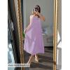 imageZESICA Womens 2025 Summer Boho Sleeveless Maxi Dress Spaghetti Straps Casual Flowy A Line Beach Party Long DressesPurple
