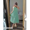 imageZESICA Womens 2025 Summer Boho Sleeveless Maxi Dress Spaghetti Straps Casual Flowy A Line Beach Party Long DressesSage