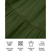 imageZESICA Womens Boho 2025 Summer Square Neck Puff Sleeve Off Shoulder Smocked Tiered Casual A Line Short Mini DressArmygreen