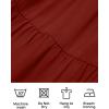 imageZESICA Womens Boho 2025 Summer Square Neck Puff Sleeve Off Shoulder Smocked Tiered Casual A Line Short Mini DressBrickred