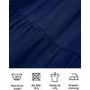 imageZESICA Womens Boho 2025 Summer Square Neck Puff Sleeve Off Shoulder Smocked Tiered Casual A Line Short Mini DressNavy