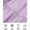 imageZESICA Womens Boho 2025 Summer Square Neck Puff Sleeve Off Shoulder Smocked Tiered Casual A Line Short Mini DressPurple
