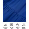 imageZESICA Womens Boho 2025 Summer Square Neck Puff Sleeve Off Shoulder Smocked Tiered Casual A Line Short Mini DressRoyalblue