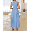 imageZESICA Womens 2025 Summer Sleeveless Square Neck Sundress Casual Long Flowy A Line Beach Vacation Maxi DressesBlue