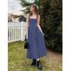 imageZESICA Womens 2025 Summer Sleeveless Square Neck Sundress Casual Long Flowy A Line Beach Vacation Maxi DressesNavy