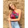 imageZESICA Womens Going Out Tank Top Summer Floral Off Shoulder Slim Fit Y2K Crop Tops Beach Vacation OutfitsPurplered