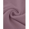 imageZESICA Womens Crew Neck Long Lantern Sleeve Casual Loose Ribbed Knit Solid Soft Pullover Sweater TopsDarkviolet