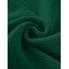 imageZESICA Womens Crew Neck Long Lantern Sleeve Casual Loose Ribbed Knit Solid Soft Pullover Sweater TopsForestgreen