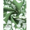 imageZESICA Fall Dresses for Women 2025 Boho Floral V Neck Long Sleeve Smocked ALine Flowy Casual Mini Dress with PocketsGreen