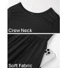 imageZESICA Womens Long Sleeve Spring Maxi Dress 2025 Crewneck Knit Casual Slim Swing Pleated Dresses with PocketsBlack
